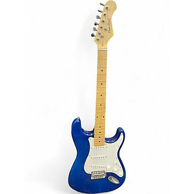 Used Main Street GUITAR COMPANY BLUE Solid Body Electric Guitar