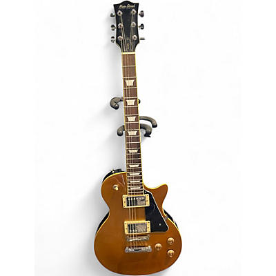 Used Main Street Malibu Gold Top Solid Body Electric Guitar