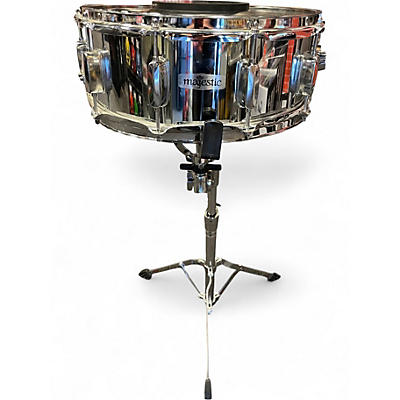 Used Majestic 14in Snare Drum Kit With Backpack Steel Drum