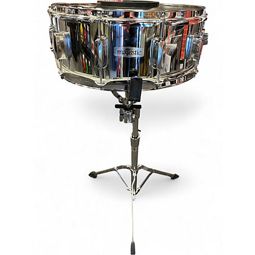 Used Majestic 14in Snare Drum Kit With Backpack Steel Drum Steel 33