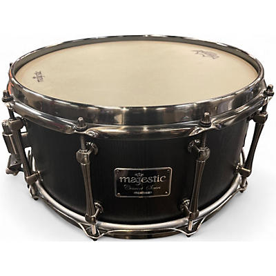 Used Majestic 6.5X14 Concert Snare Black Drum
