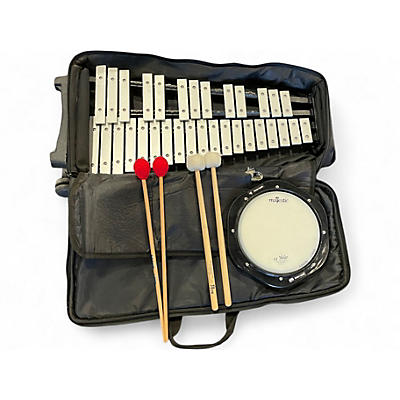 Used Majestic BELL & PRACTICE PAD KIT W/ ROLLING CART Concert Percussion