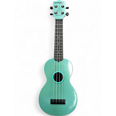 Used Makala WATERMAN Seafoam Green Ukulele