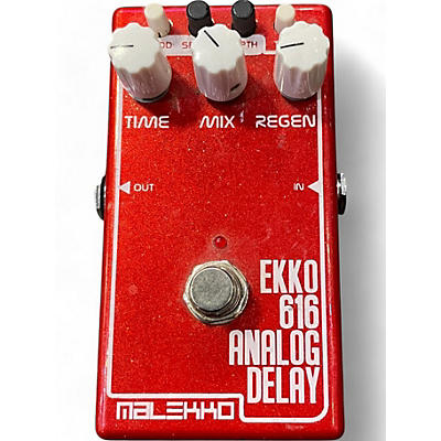 Used Malekko Heavy Industry Ekko 616 MKII Dark Analog Delay Effect Pedal