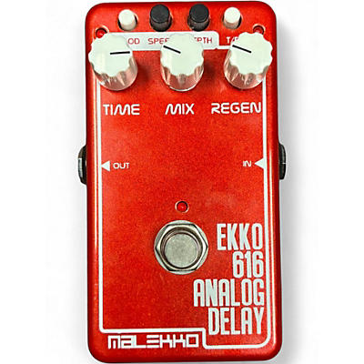 Used Malekko Heavy Industry Ekko 616 MKII Dark Analog Delay Effect Pedal