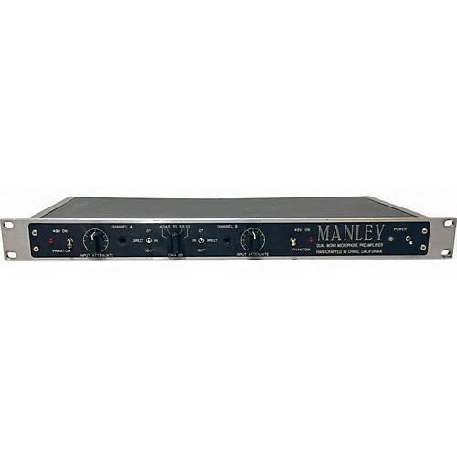 Manley Used Manley Manley Labs Dual Mono Mic Pre {stereo} Microphone Preamp