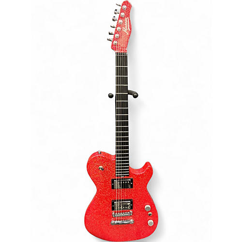 Used Manson Guitars MA-EVO RED SANTA SPARKLE Solid Body Electric Guitar RED SANTA SPARKLE