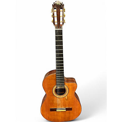 Used Manuel Rodriguez Model B CUTAWAY Antique Natural Classical Acoustic Electric Guitar