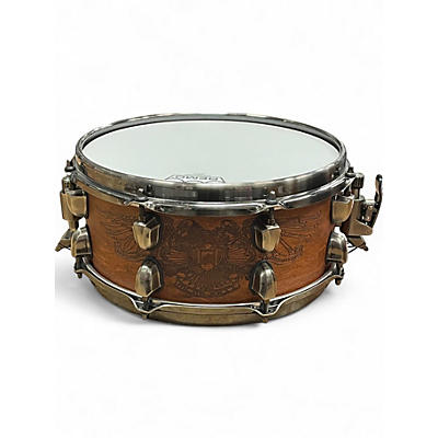 Used Mapex 12X5.5 Chris Adler Signature "Warbird" Engraved Walnut Drum