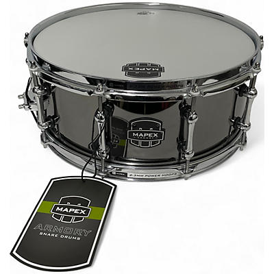 Used Mapex 14X5.5 Armory Tomahawk Black Chrome Drum