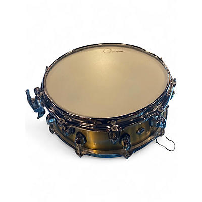 Used Mapex 14X5.5 Black Panther Premium Snare Gold Drum