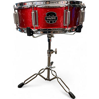 Used Mapex 14X5.5 COMET RED SPARKLE Drum
