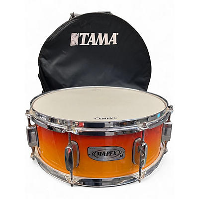 Used Mapex 14X5.5 M Snare Orange Fade Drum