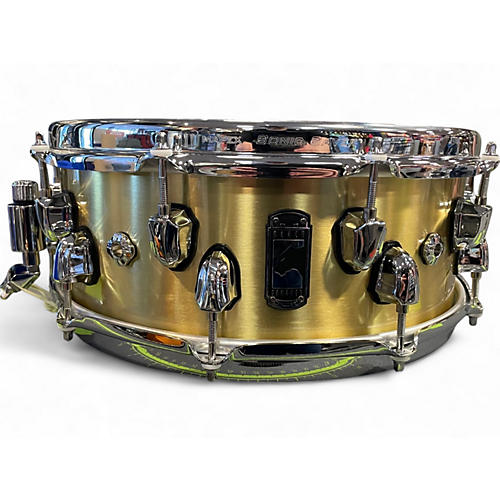 Used Mapex 14X5.5 black panther gold Drum gold 211
