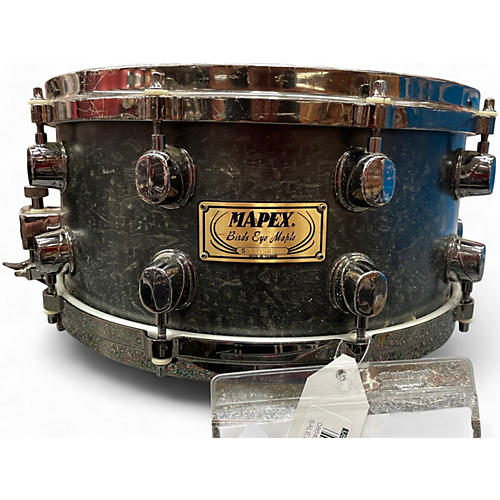 Used Mapex 14X6 BIRDS EYE MAPLE BIRDS EYE BLACK Drum BIRDS EYE BLACK 212