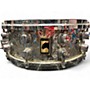 Used Mapex 14X6 BLACK PANTHER HAMMERED SNARE NICKEL Drum NICKEL 212