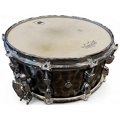 Used Mapex 14X6.5 BLACK PANTHER PERSUADER HAMMERED BRASS Drum