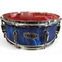 Used Mapex 14X6.5 Horizon Snare Blue Ghost Flames Drum Blue Ghost Flames 213