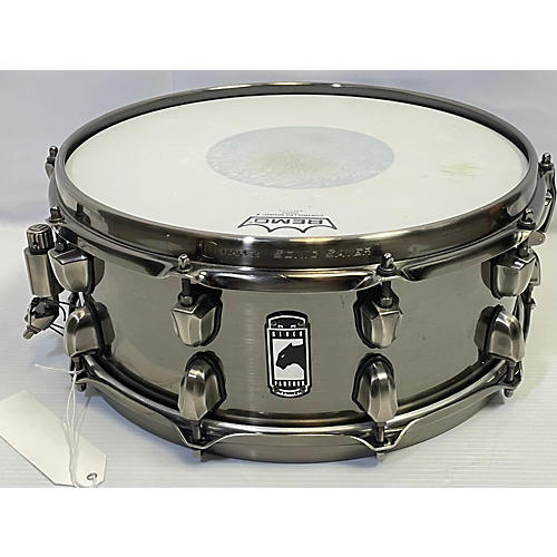 Mapex Used Mapex 14in 6.5X14 Sonic Saver Black Panther Drum Metallic Black Metallic Black 33