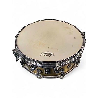 Used Mapex 14in Black Panther Metallion brass Drum