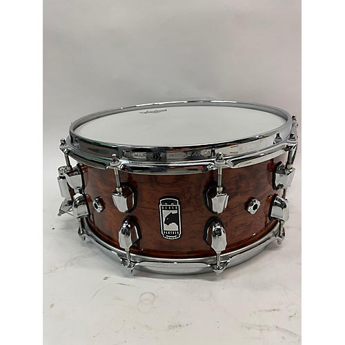 Mapex Used Mapex 14in Black Panther Snare Drum Cherry Burl cherry burl 33