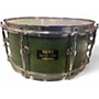 Used Mapex 14in Mars Pro Series Snare Green Drum Green 33