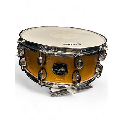 Used Mapex 14in SNARE Orange Drum