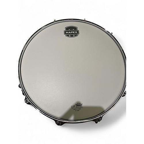Used Mapex 14in The Tomahawk Metallic Silver Drum Metallic Silver 33