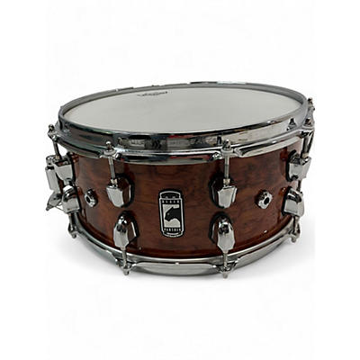 Used Mapex 14in black Panther Snare cherry burl Drum