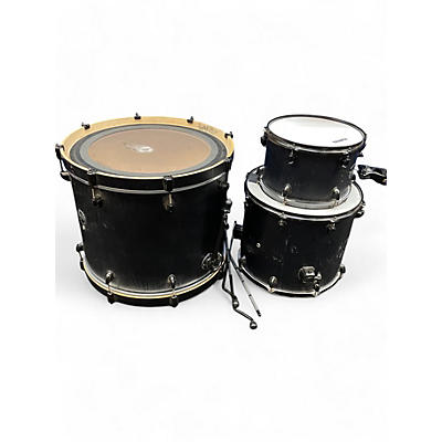 Used Mapex 3 Piece Mars Black Drum Kit