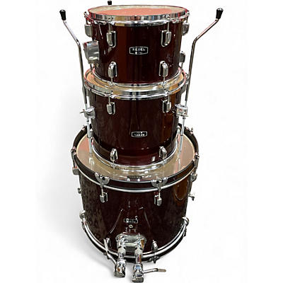 Used Mapex 3 Piece Rebel Wine Red Drum Kit