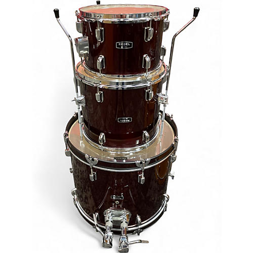 Used Mapex 3 Piece Rebel Wine Red Drum Kit Wine Red