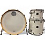 Used Mapex 3 Piece Saturn Standard White Marine Drum Kit White Marine