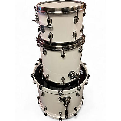 Used Mapex 3 Piece Stratus Evolution Fusion Alpine White Drum Kit