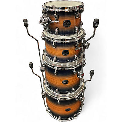 Used Mapex 4 Piece Armory Carribbean Burst Drum Kit