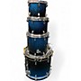 Used Mapex 4 Piece Armory Fusion Photon Blue Drum Kit Photon Blue