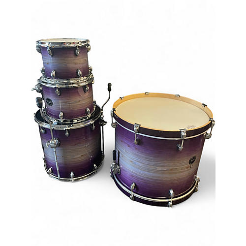 Used Mapex 4 Piece Armory Purple Drum Kit Purple