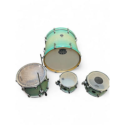 Used Mapex 4 Piece Armory Series Exotic Ultramarine Gloss Drum Kit