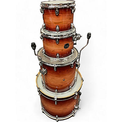 Used Mapex 4 Piece Armory Series Redwood Burst Drum Kit