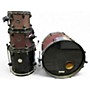 Used Mapex 4 Piece Armory Wine Red/Black Drum Kit Wine Red/Black