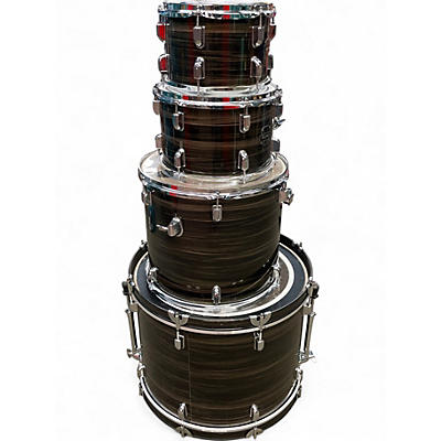 Used Mapex 4 Piece COMET YELLOW GRAIN Drum Kit