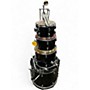Used Mapex 4 Piece Comet Black Drum Kit Black