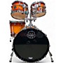 Used Mapex 4 Piece EVOLUTION 3 Color Sunburst Drum Kit 3 Color Sunburst