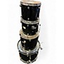 Used Mapex 4 Piece Horizon Gloss Black Drum Kit Gloss Black
