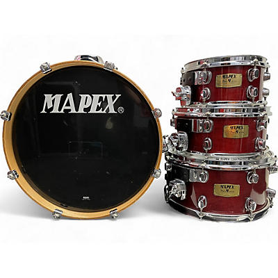 Used Mapex 4 Piece M SERIES CHERRY RED Drum Kit