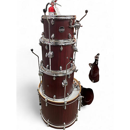 Used Mapex 4 Piece MARS SERIES 4PC Walnut Drum Kit Walnut