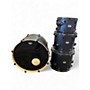 Used Mapex 4 Piece Mars Birch 5-Piece Special Edition Shell Pack  Black Drum Kit Black