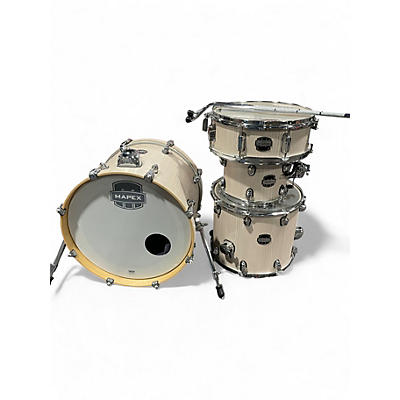Used Mapex 4 Piece Mars Bop Kit White Woodgrain Drum Kit