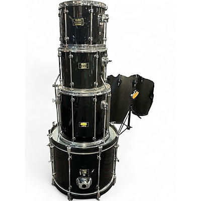 Used Mapex 4 Piece Mars Piano Black Drum Kit
