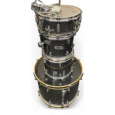 Used Mapex 4 Piece QR VOYAGER ONYX SPARKLE Drum Kit